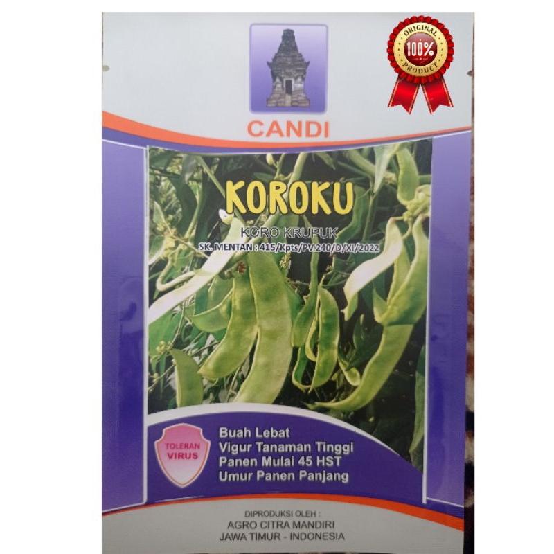 

Benih Koro kerupuk Unggul Koroku