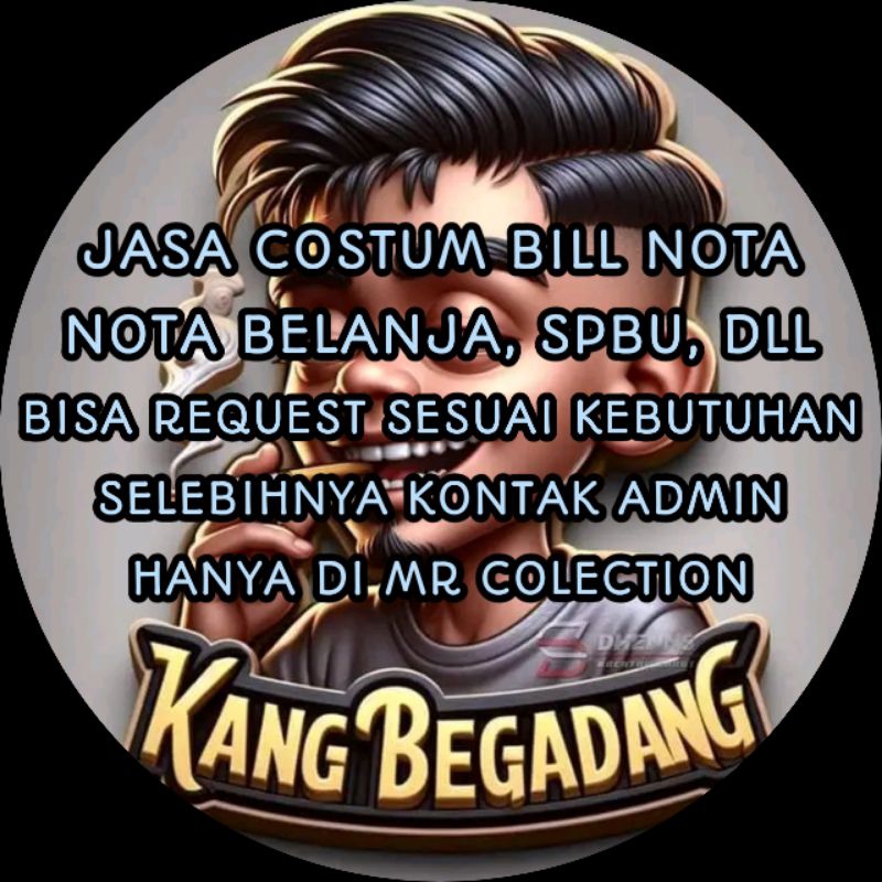 

Costum Nota Dan Bill Ukuran 58 Mm