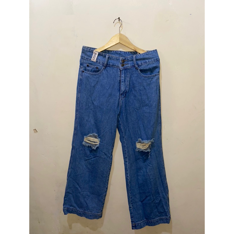 Preloved-jeans Jiniso baggy highwaist