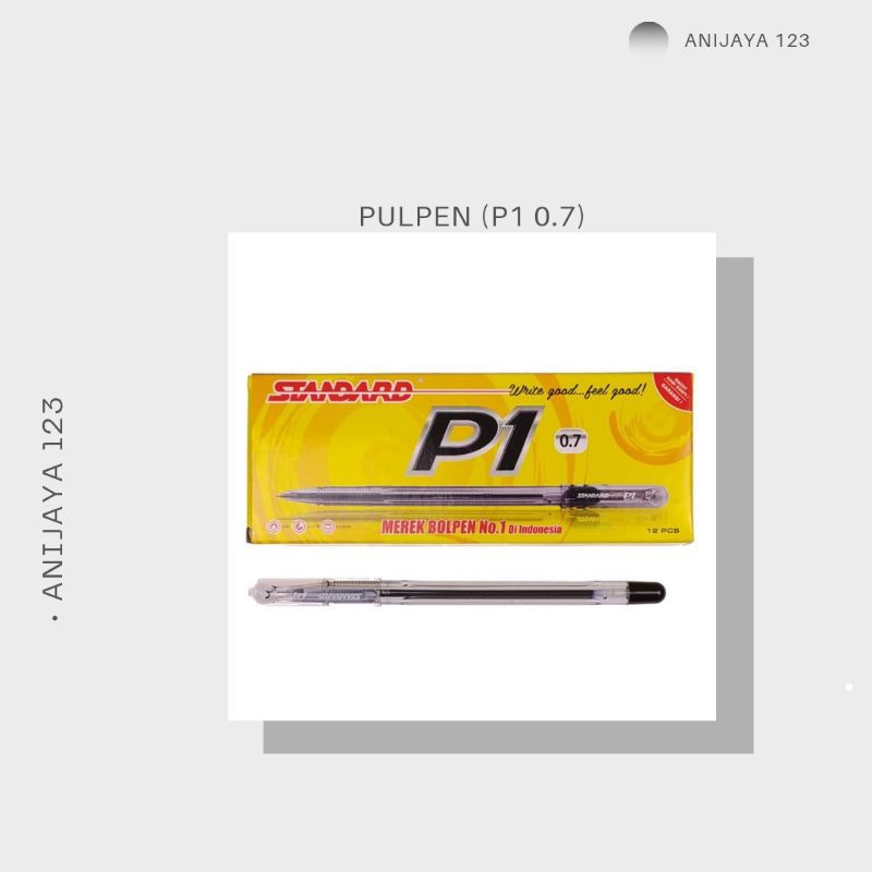 

Pulpen Tulis Merk Standard (P1 0.7)