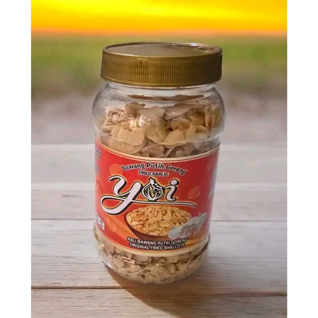 

YOI/bawang putih goreng kemasan toples 100g/YOI PUSAT BAGOTR