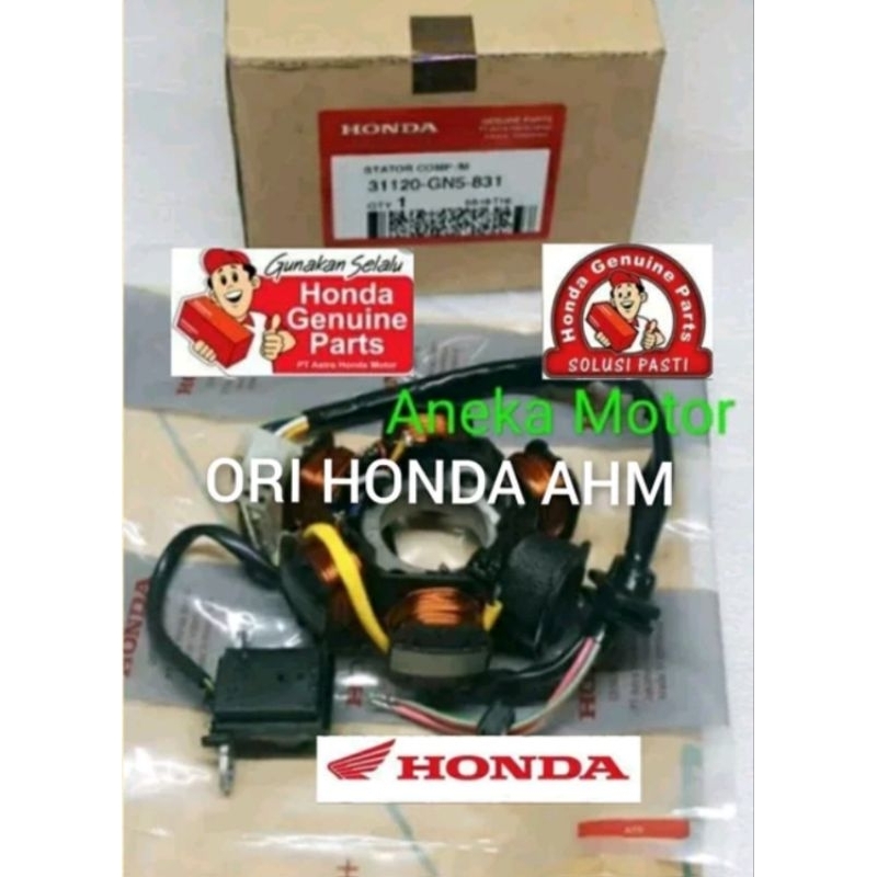 31120 GN5 831 AHM Spull Spul Stator Honda Astrea Grand GN5 Original Honda AHM