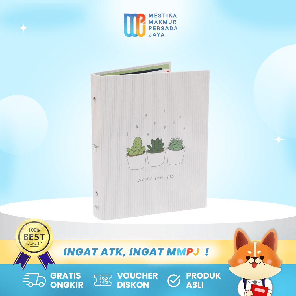 

Bantex Multiring Binder A5 / B5 20 Ring 25mm Motif Water Me