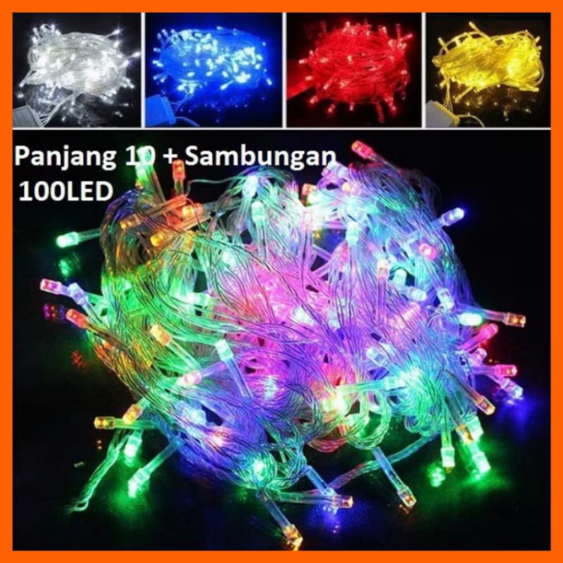 Lampu Tumblr Light Rainbow 7 Warna Panjang 10 Meter