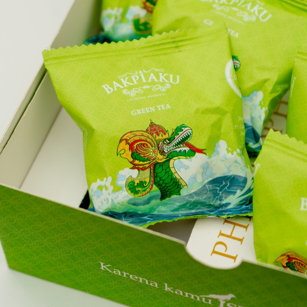 

Bakpia Bakpiaku GIFTPACK isi 10 Greentea