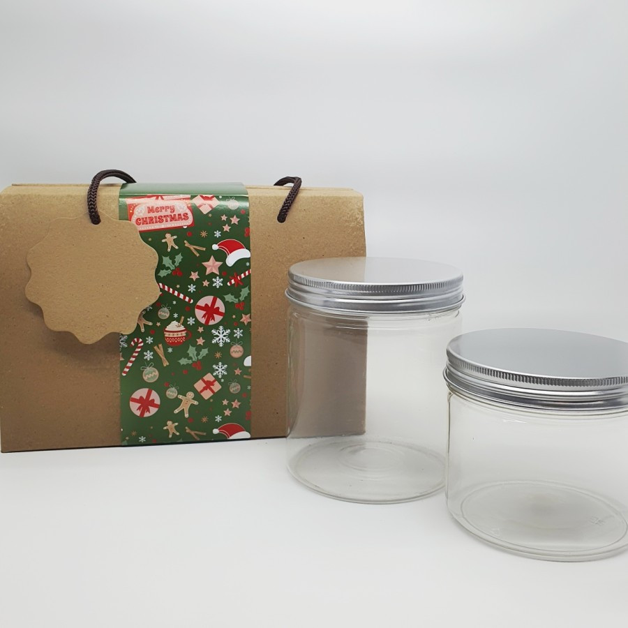 

10 Pcs Gable Box Hampes Cookies Dus Packaging Christmas Ukuran 19 x 9 x 15.5cm
