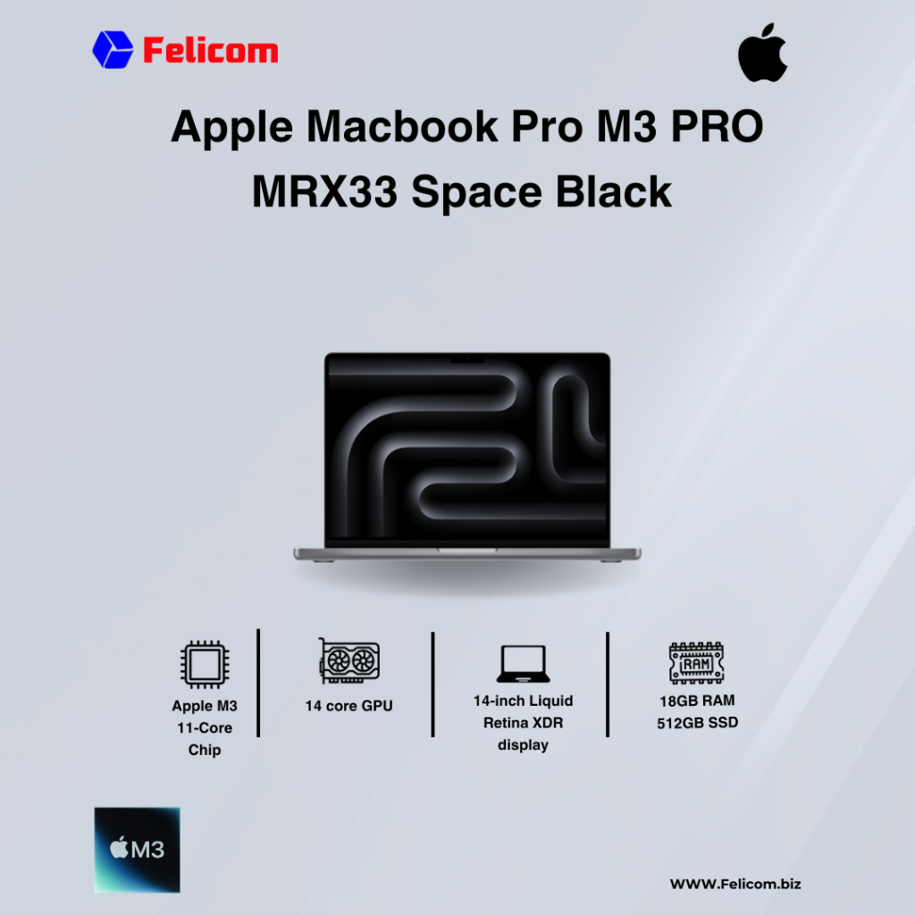 Apple Macbook Pro M3 PRO MRX33