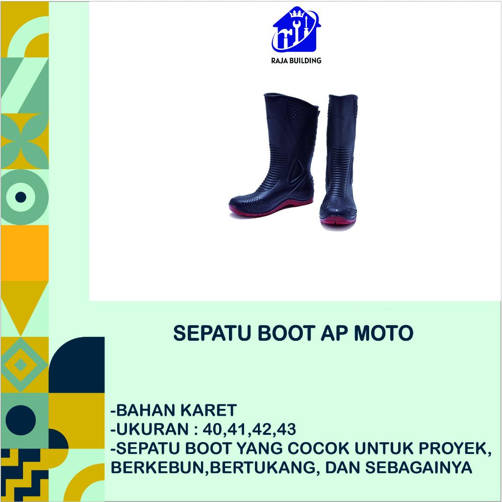 SEPATU BOT AP MOTO