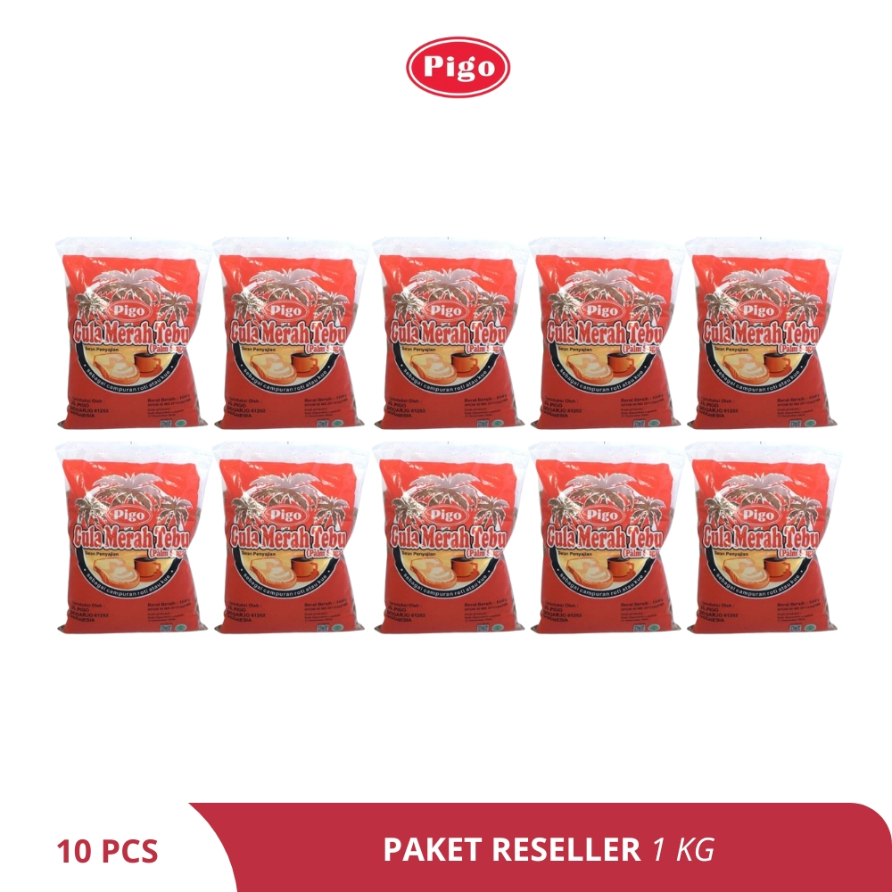 

PIGO - Gula Merah Tebu - Paket Reseller (10 x 1 KG)