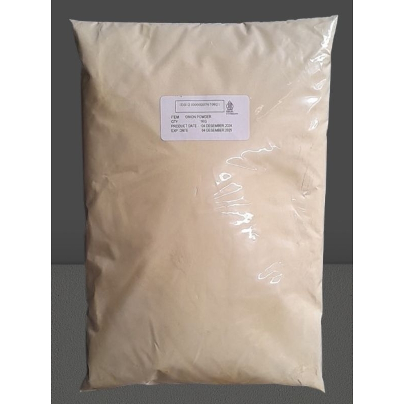 

Bawang Bombay Bubuk / Onion Powder Kemasan 1Kg Kualitas Premium 100% Asli