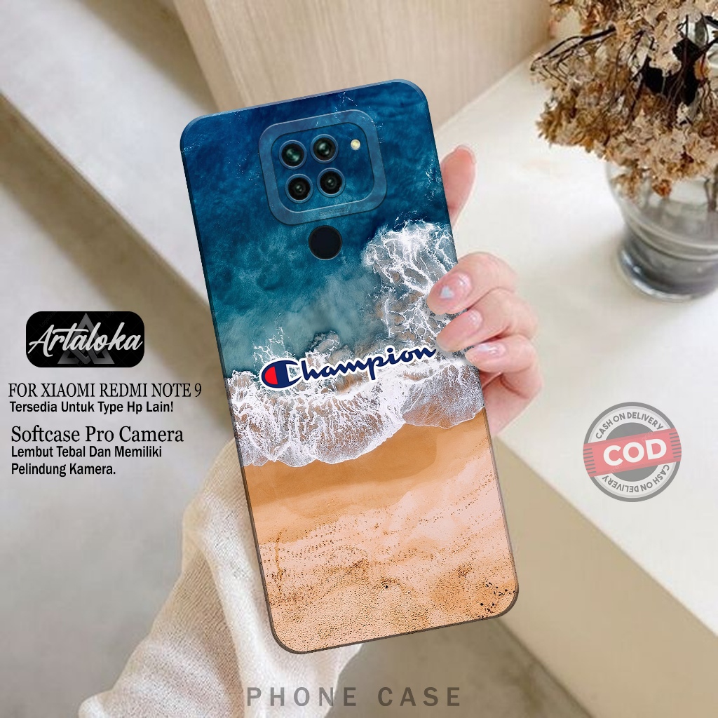 Softcase Hp Xiaomi Redmi Note 9 Fashion Case Branded Case Xiaomi Redmi Note 9 Silikon TPU Pro Camera