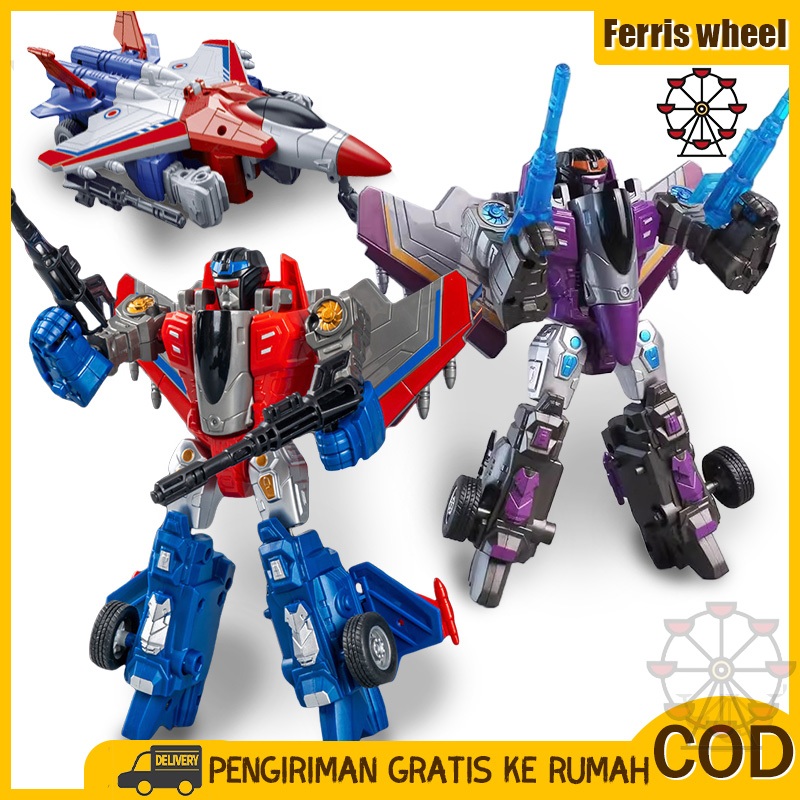 Ferris Wheel Robot tempur/robot deformasi manual/robot pesawat terbang