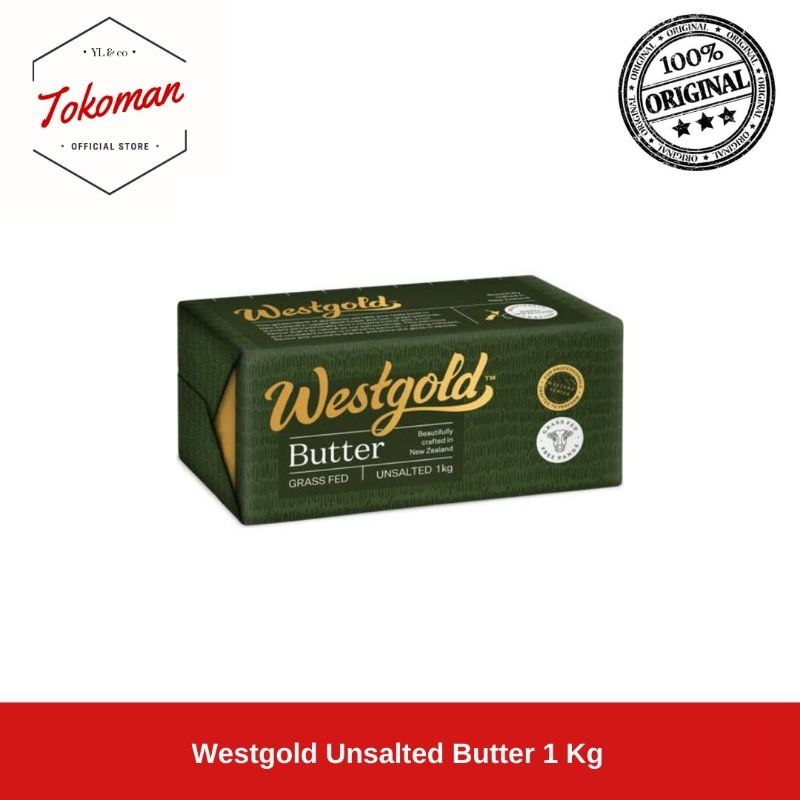 

Westgold Unsalted Butter 1kg / 1 kg Mentega