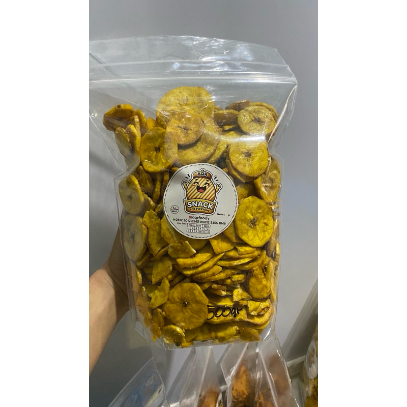 

keripik pisang manis/ caramel 500gr