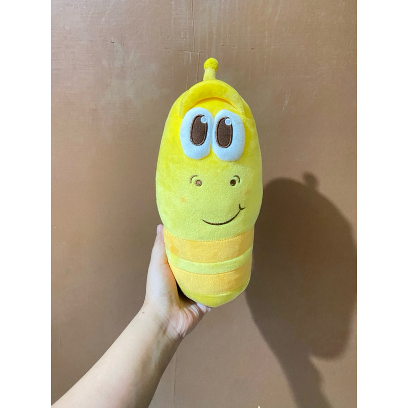 Boneka Karakter Larva Kuning Original size 28cm / Boneka Larva / Boneka Larva Original