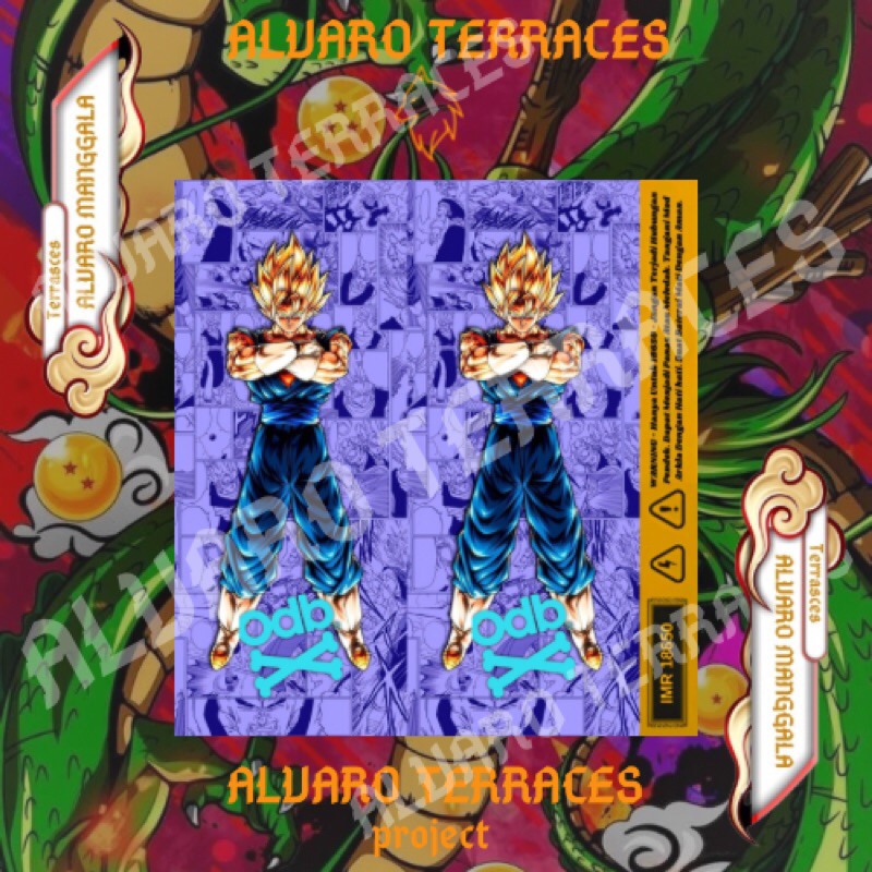 

ALVARO - Stiker Wrap Baterai 18650 ODB x Dragon Ball Z x Super Original Include Insulator dan Wrap Transparan Untuk Menghias Dan Melindungi Baterai