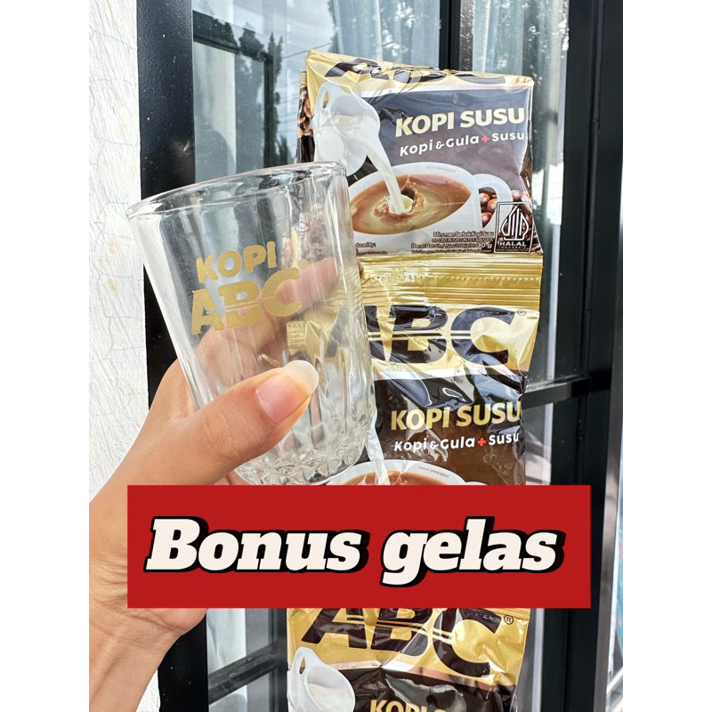 

Free GELAS Kopi ABC SUSU renteng isi 10 sachet