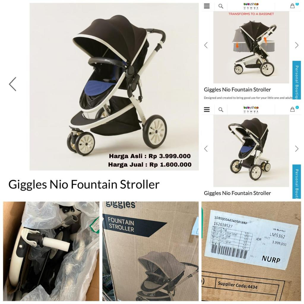 Giggles Nio Fountain Stroller