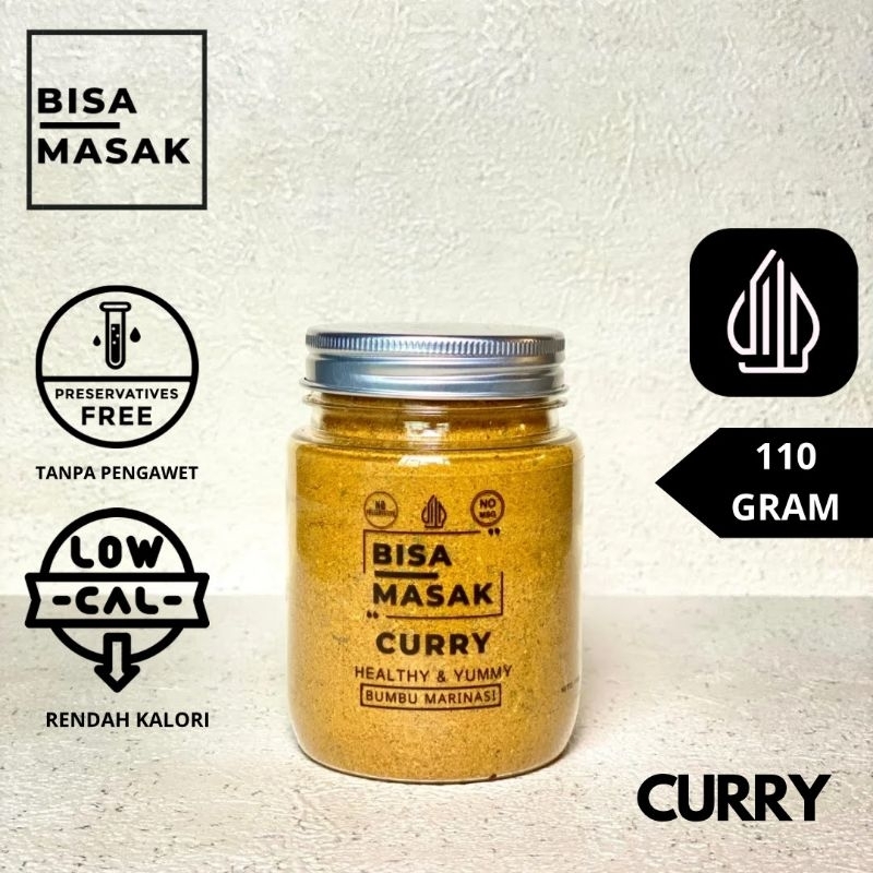 

[BISA MASAK] CURRY - Bumbu Marinasi - Bumbu Masak Rendah Kalori - 110 gram