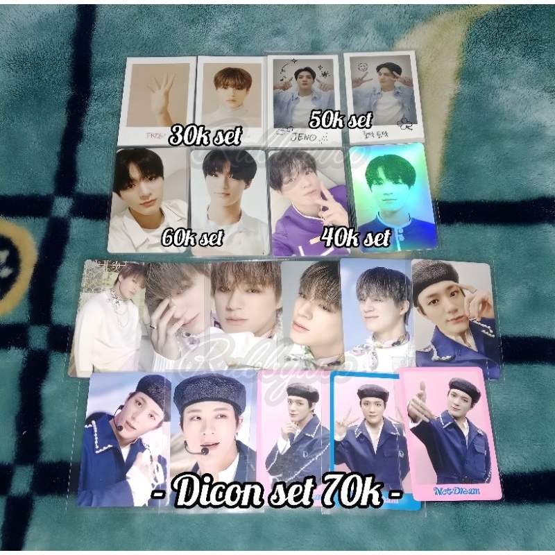 {BACA DESC} wts aab jeno nct dream sg20 polaroid set nct dream vibe exhibition photopack sg22 keycar