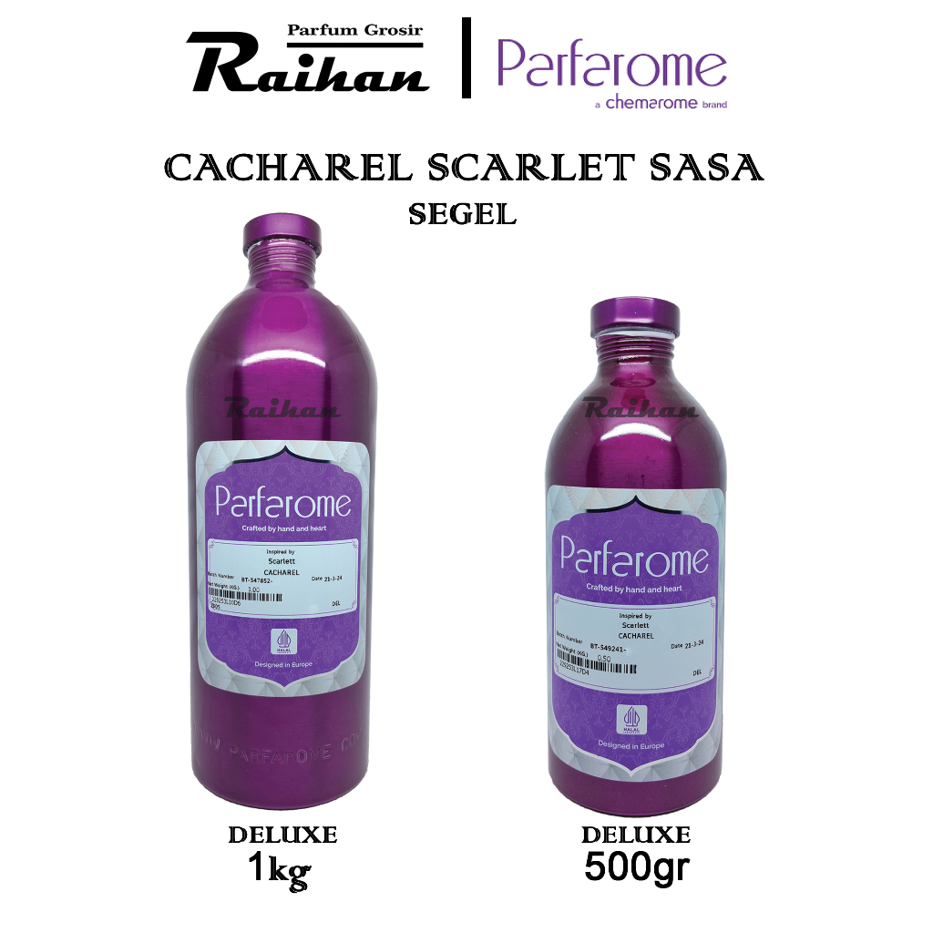 CACHAREL SCARLET SASA PARFAROME SEGEL DELUXE 1KG 500GR