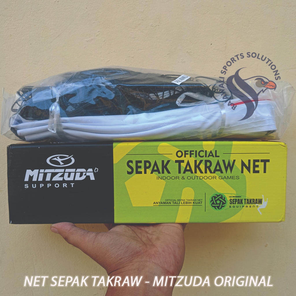 Net Bola Takraw Mitzuda Original Official Sepak Takraw Net Kualitas Resmi Asli