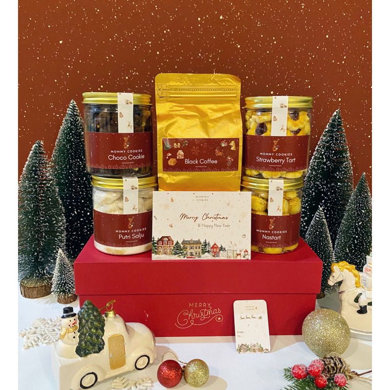 

Christmas Hampers Surabaya ready | Hampers natal nastar cookies wijsman