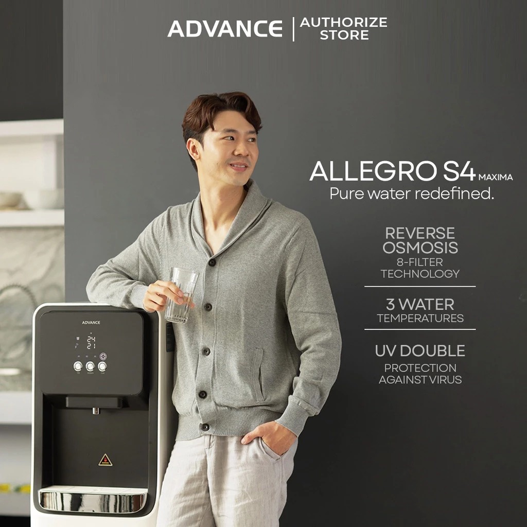 ADVANCE - Reverse Osmosis Allegro S4 Water Purifier (WS8842) - Dispenser Filter Air Minum Penyaring