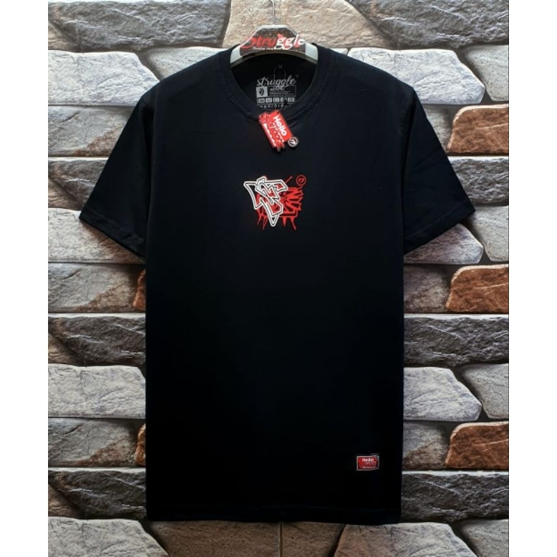 baju pria kaos distro struggle simple cotton combad 24S