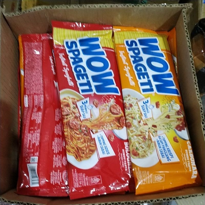 

WOW spagetty instan carbo/bolonase
