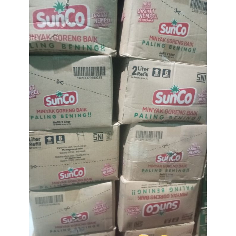 

minyak Sunco2L karton