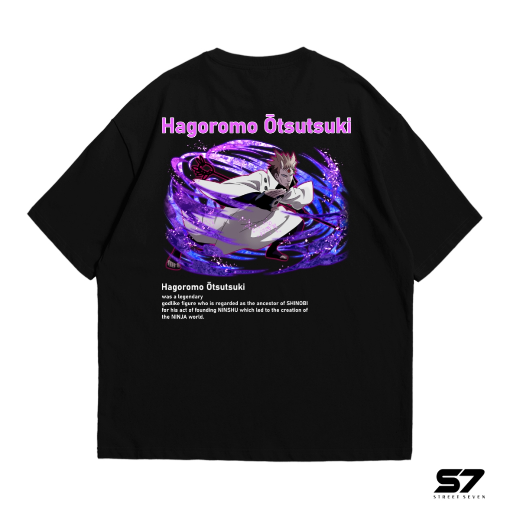 Kaos OVERSIZE HAGOROMO OTSUTSUKI cotton combat 24s