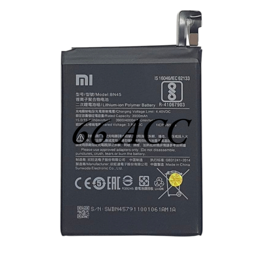Baterai Ori100 for Xiaomi Redmi Note 5 / Note 5 Pro / BN45 / BN 45