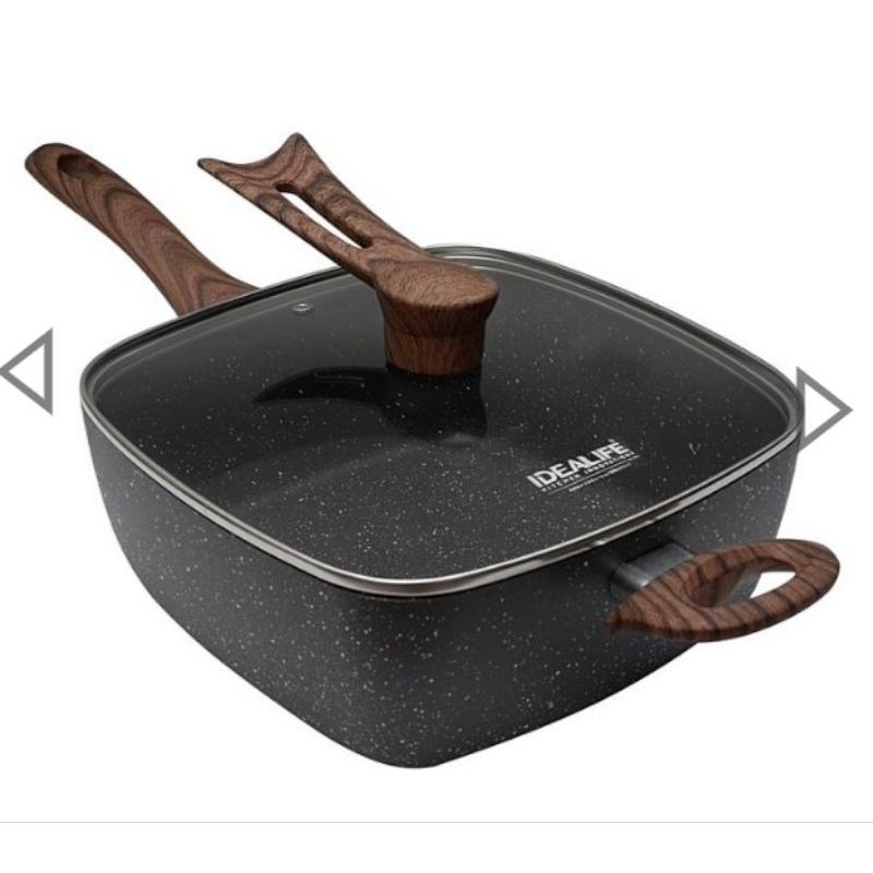 PANCI IDEALIFE Multi Function Pan Cookware Serbaguna 24cm