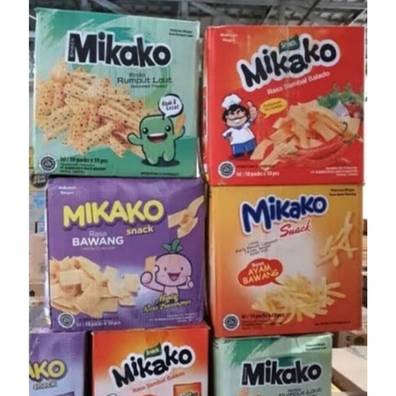 

MIKAKO SNACK 1DUS ISI 10BOX