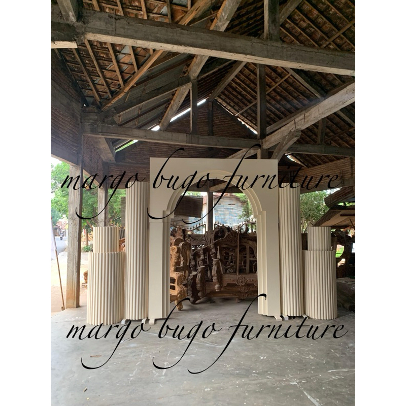 pintu masuk pelaminan gapura pintu masuk backdrop pelaminan backdrop pelaminan triplek backdrop trip