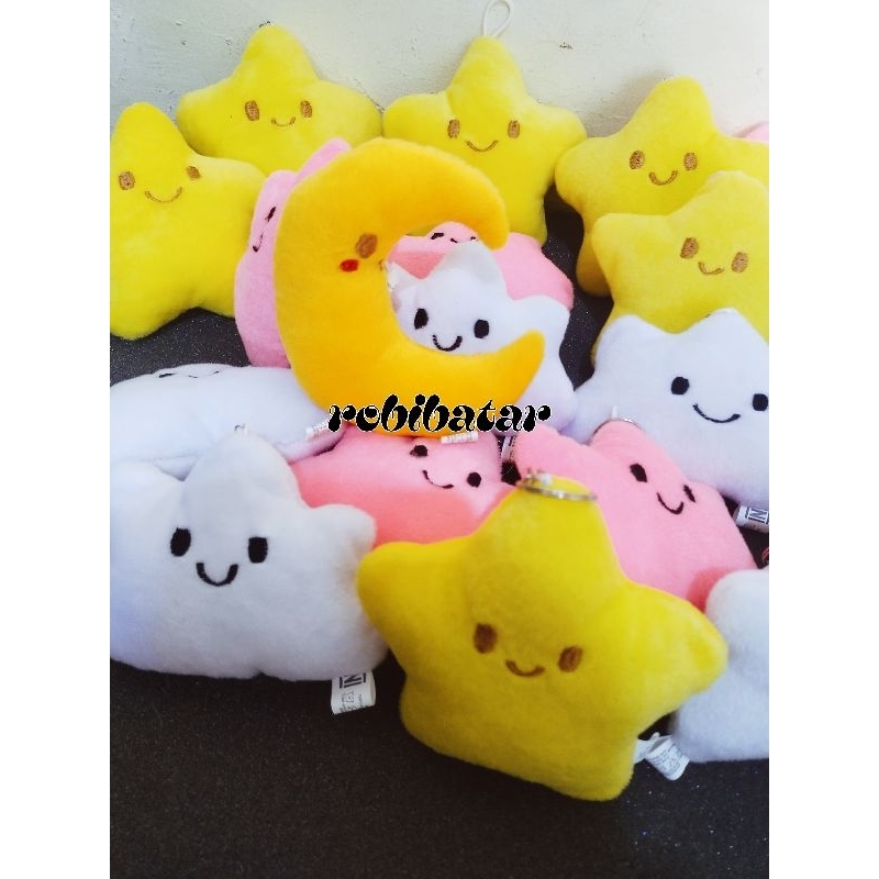 Gantungan tas/kunci /gantungan bintang/gantungan boneka