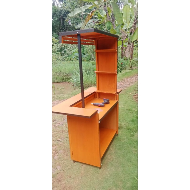 100x45x175cm gerobak lipat / booth lipat portable / booth event desk/ meja lipat/meja jualan