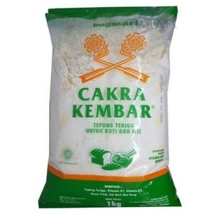 

Tepung terigu cakra kembar kemasan 1kg