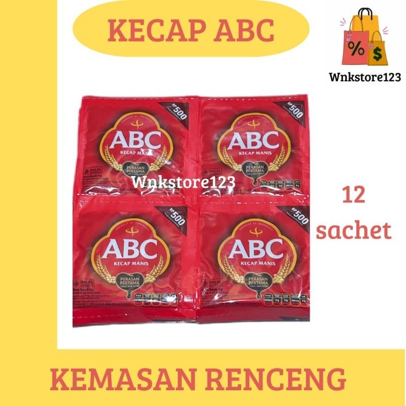 

ABC kecap 1 renceng kemasan 500 16ml