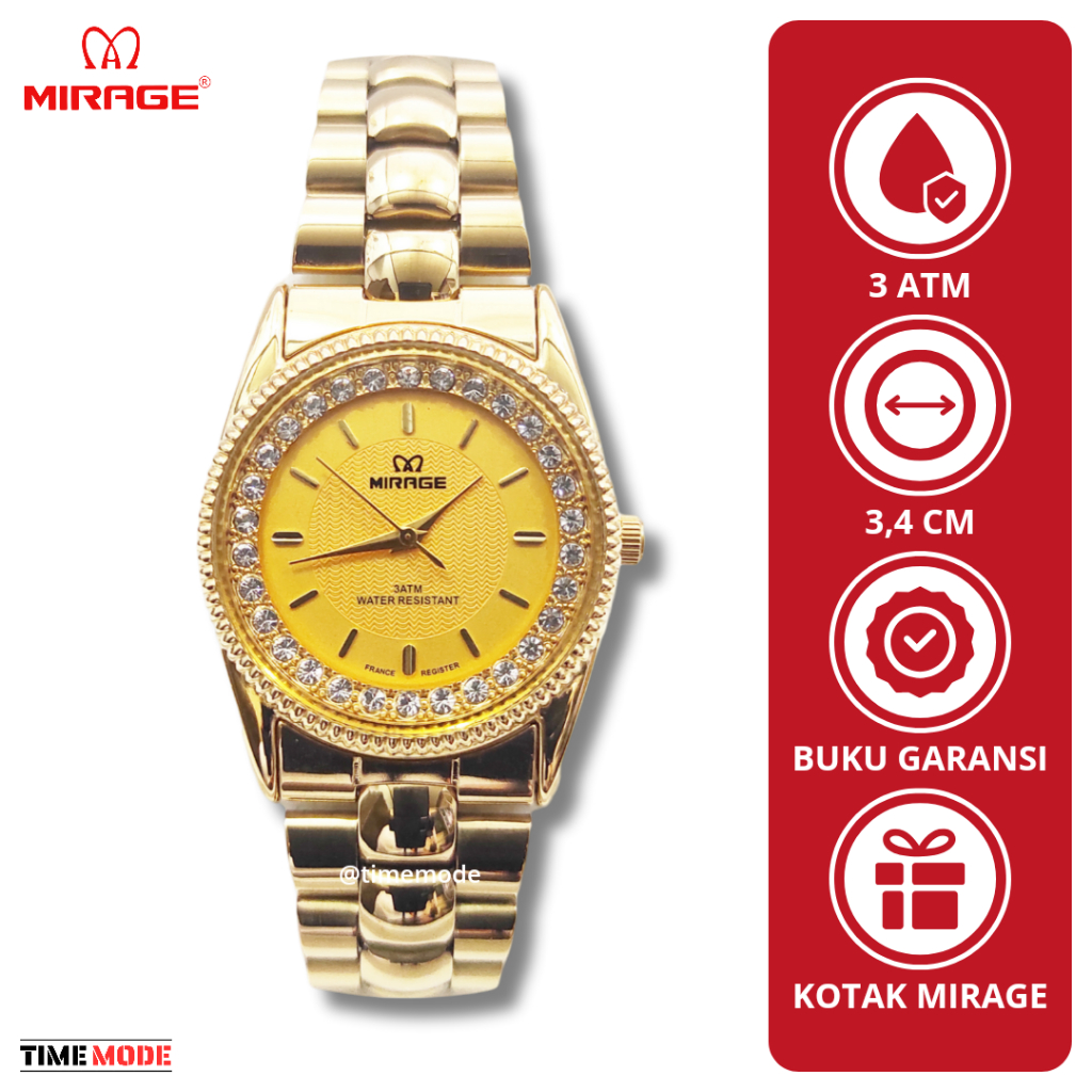 MIRAGE Jam Tangan Pria/Unisex Mirage Original 1579 Analog