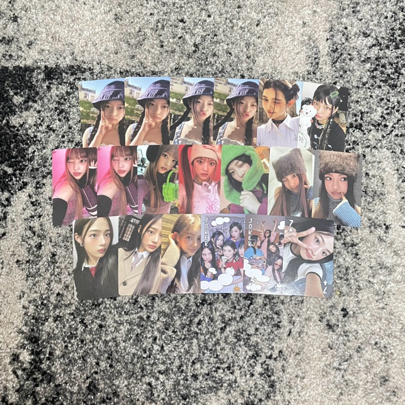 photocard pc newjeans sg22 minji peace new jeans hanni bucket noot dani danielle wink hyein boneka o