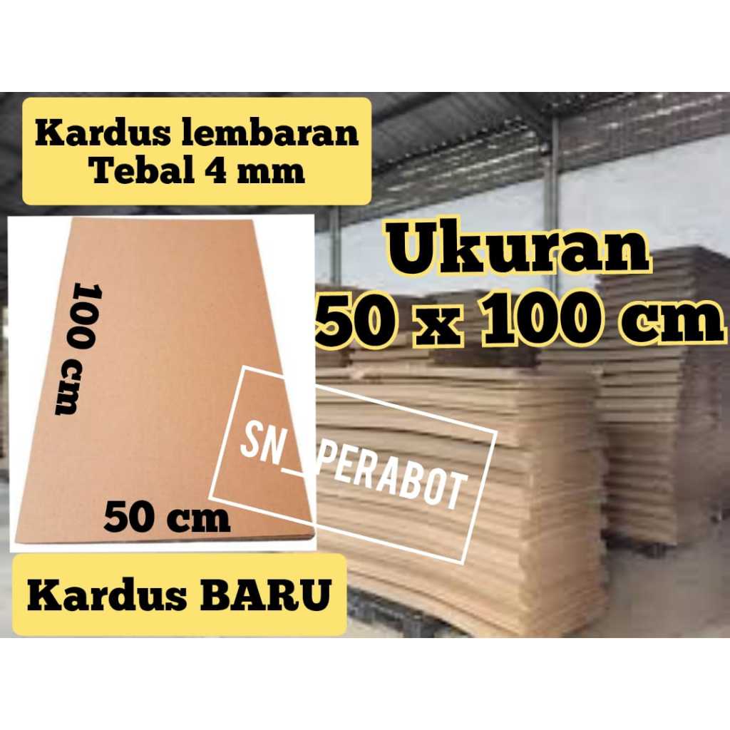 

C-FLUDE 4 MM 50X100 cm / 100x50 CM Kardus Karton Lembaran 50x100 cm / 50 x 100 cm Sheet Single Wall Corrugated C FLUDE 4MM