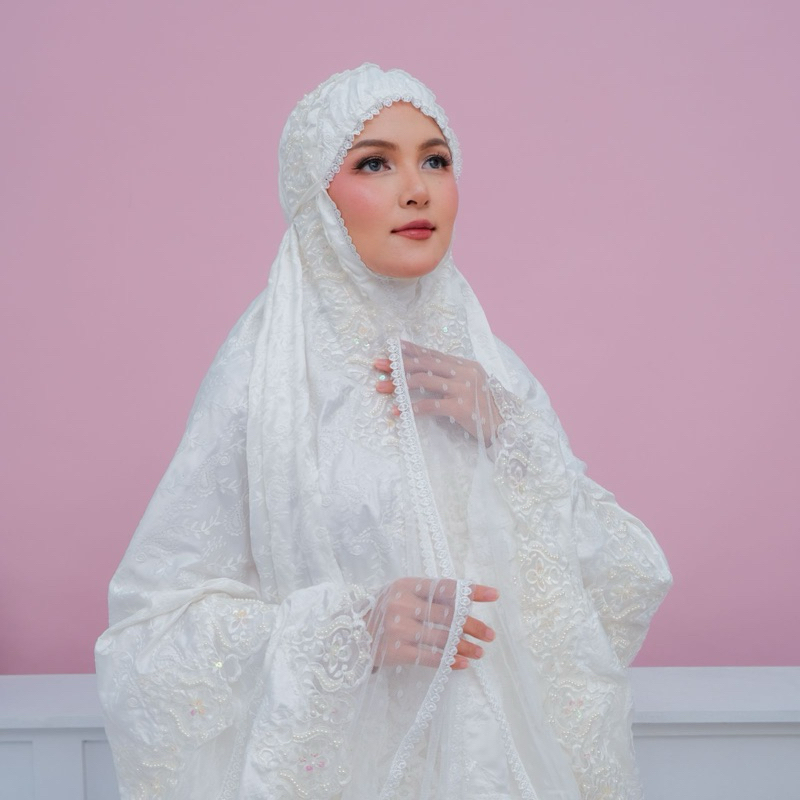 MUKENA PRADA PAYET PENGANTIN MAHAR