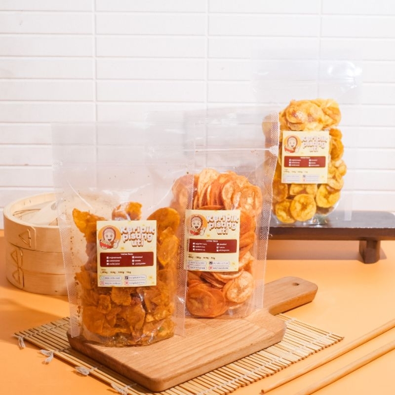 

Keripik Pisang Uti dari resep uti (100 gram, 150 gram, 500 gram, 1kg)