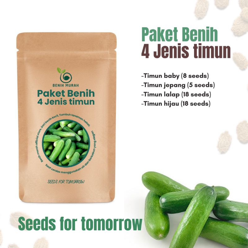 

paket 4 jenis timun