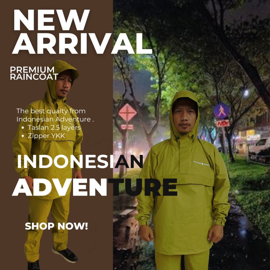 RAIN COAT RAINCOAT RAINCOATS JAS HUJAN 2,5 LAYER INDONESIAN ADVENTURE RAINCOAT GORETEX JAS HUJAN MUR