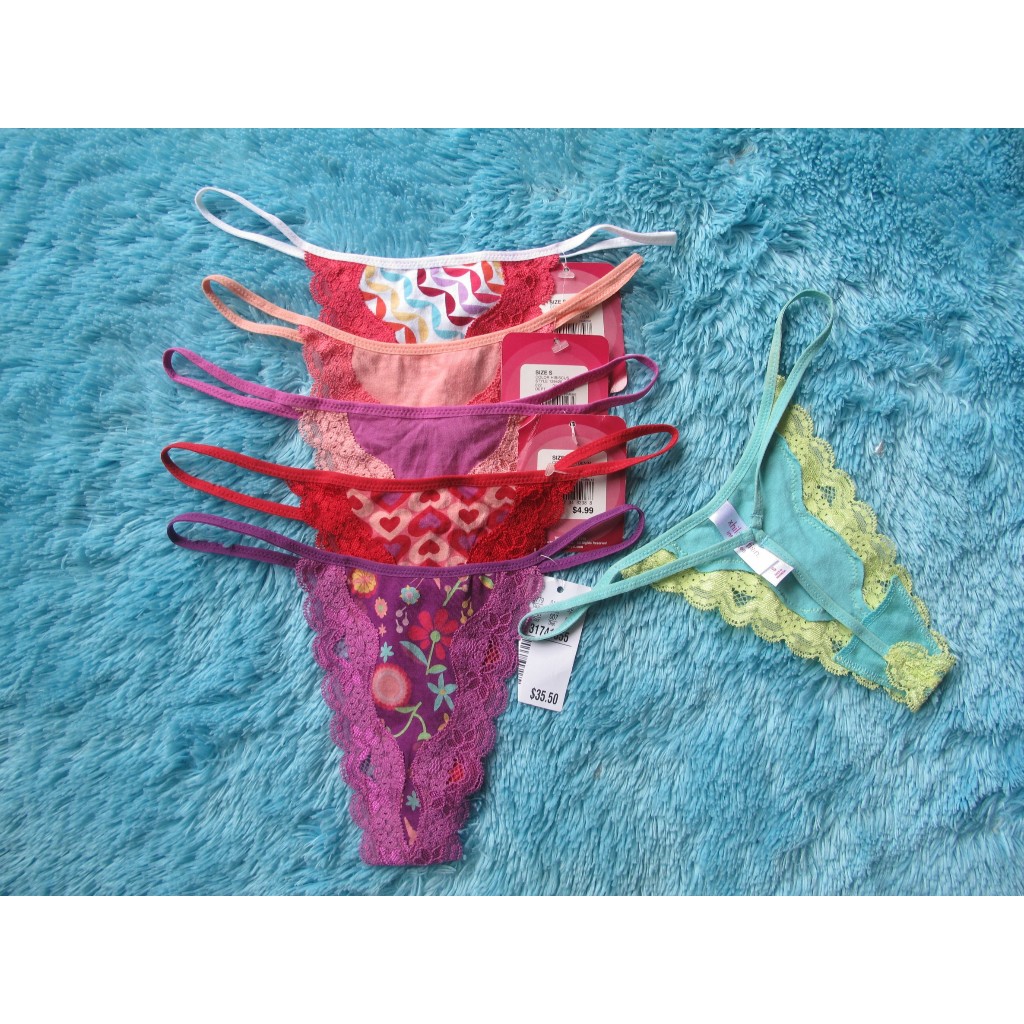 [TKPD39] G-STRINGS / THONG XHILARATION INTIMATES SIZE XS S M L XL XXL (2XL)