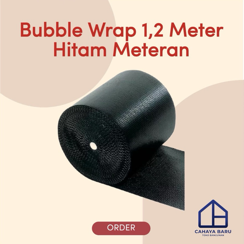 

Bubble Wrap Eceran 125 cm x 1 Meter Hitam Bubble Wrap Bubblewrap Tebal Eceran Meteran