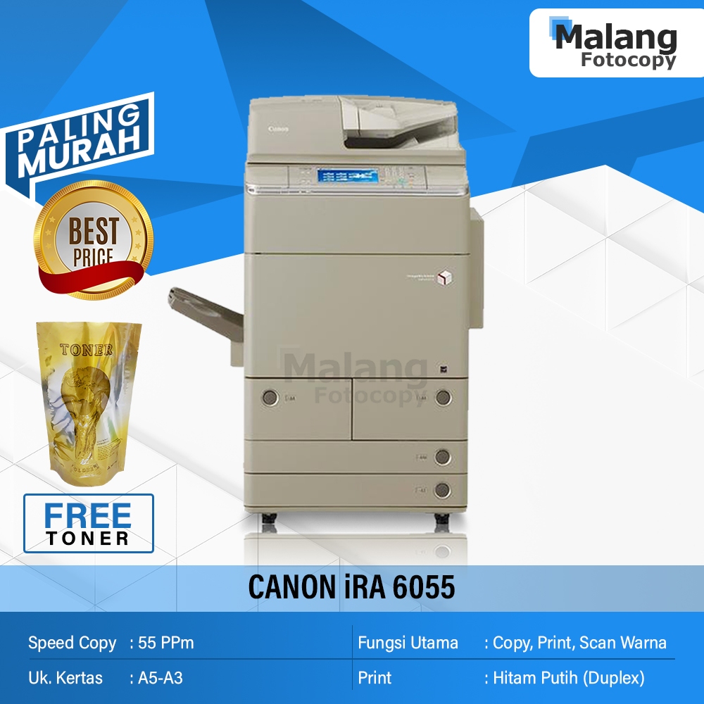 Mesin Fotocopy CANON IRA 6055 Rekondisi Import